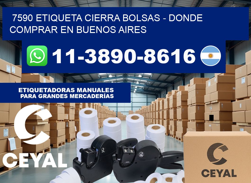 7590 etiqueta Cierra Bolsas – Donde Comprar en Buenos Aires