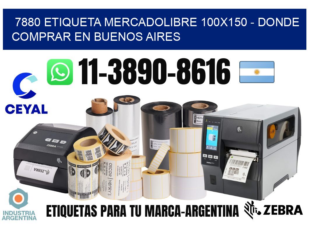 7880 etiqueta MercadoLibre 100x150 - Donde Comprar en Buenos Aires