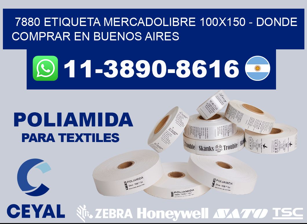 7880 etiqueta MercadoLibre 100x150 - Donde Comprar en Buenos Aires