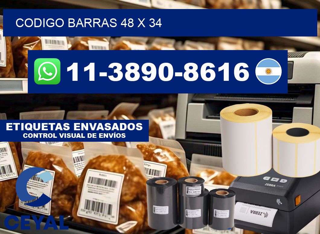 Codigo barras 48 x 34