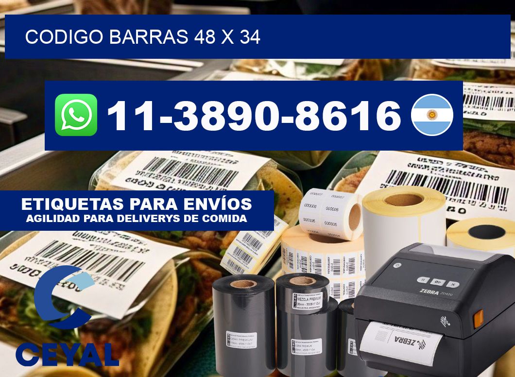Codigo barras 48 x 34