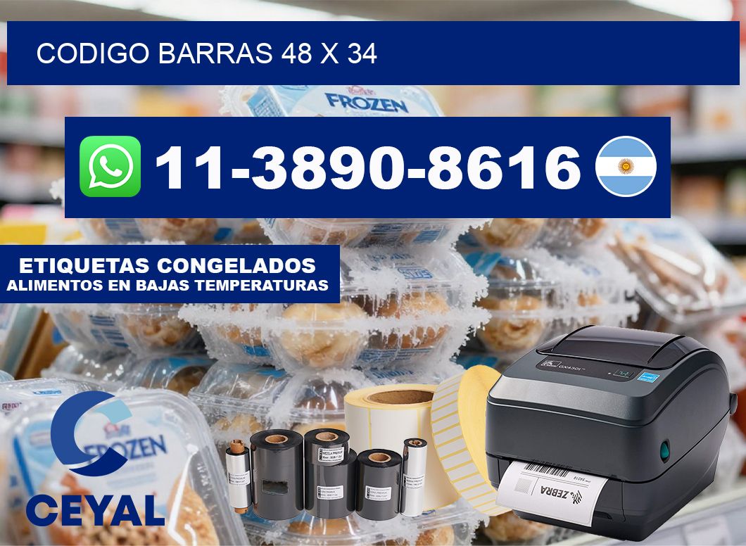 Codigo barras 48 x 34