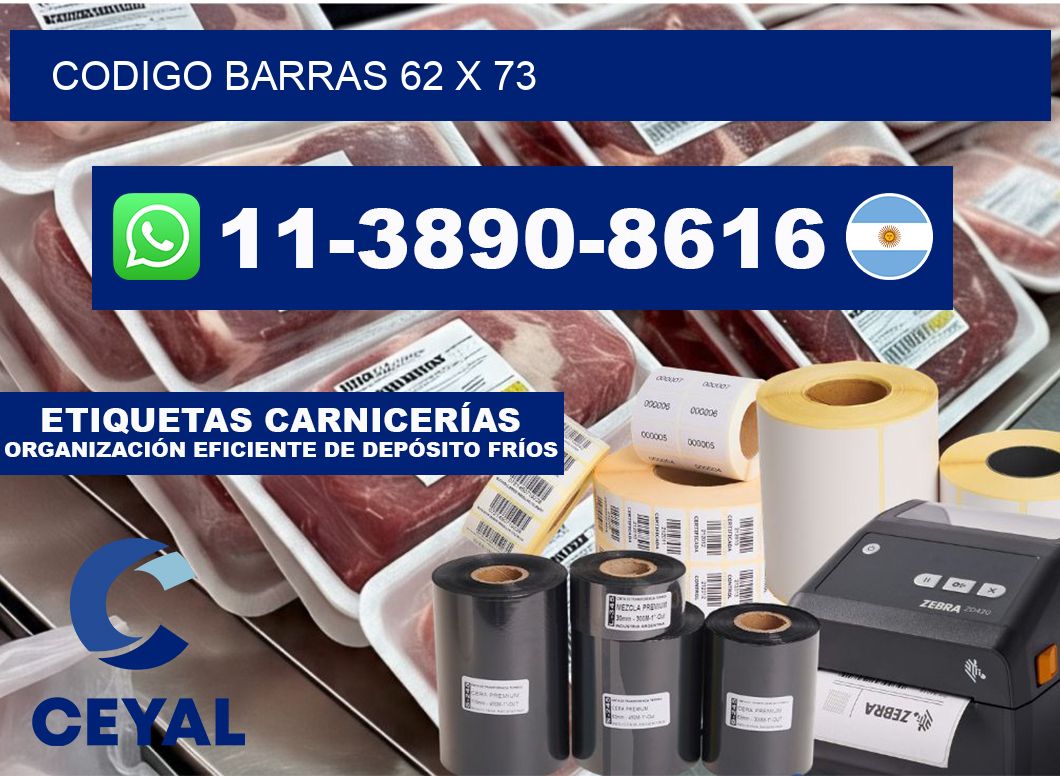 Codigo barras 62 x 73