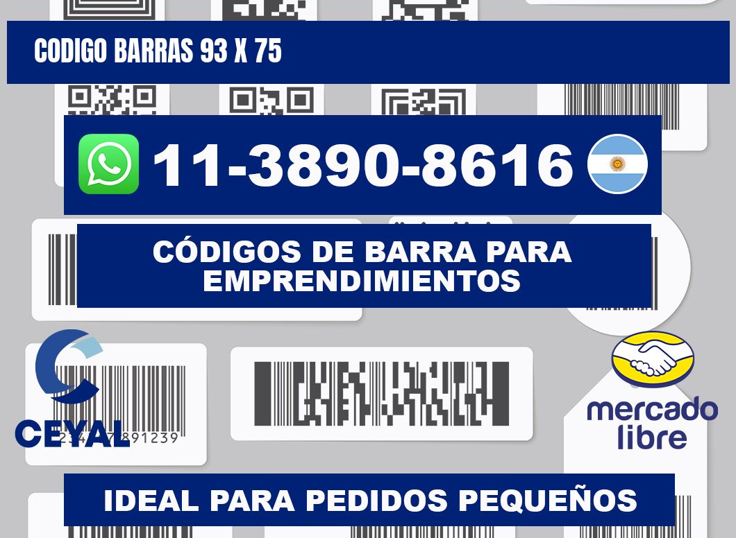 Codigo barras 93 x 75
