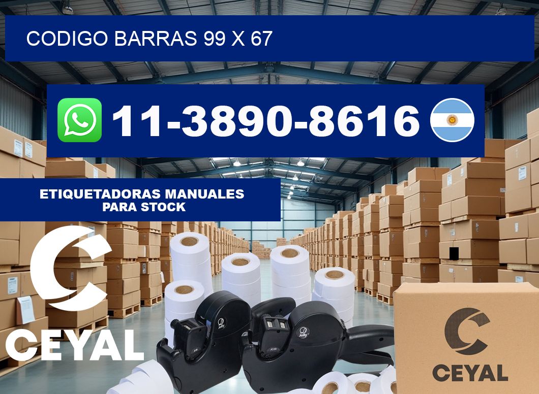 Codigo barras 99 x 67