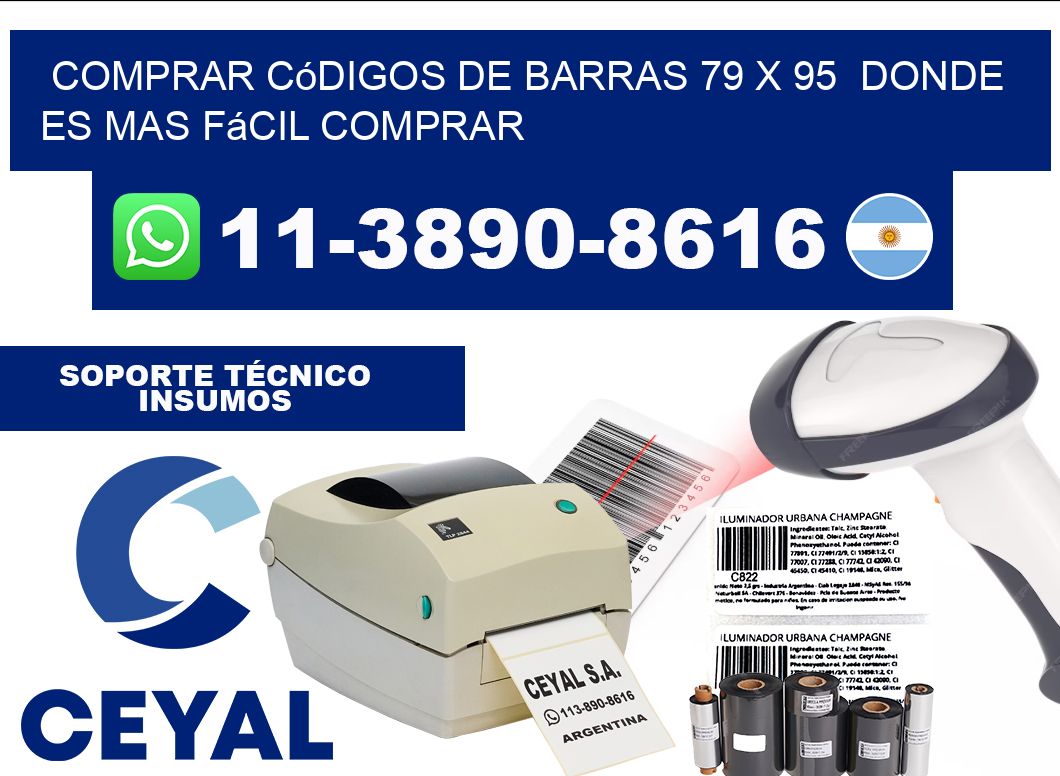 Comprar códigos de barras 79 x 95  Donde es mas fácil comprar