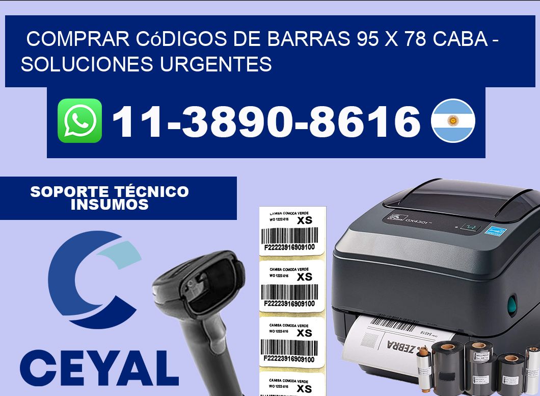 Comprar códigos de barras 95 x 78 CABA – soluciones urgentes