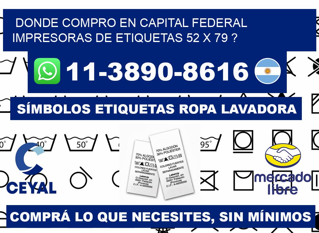 donde compro en capital federal impresoras de etiquetas 52 x 79 ?