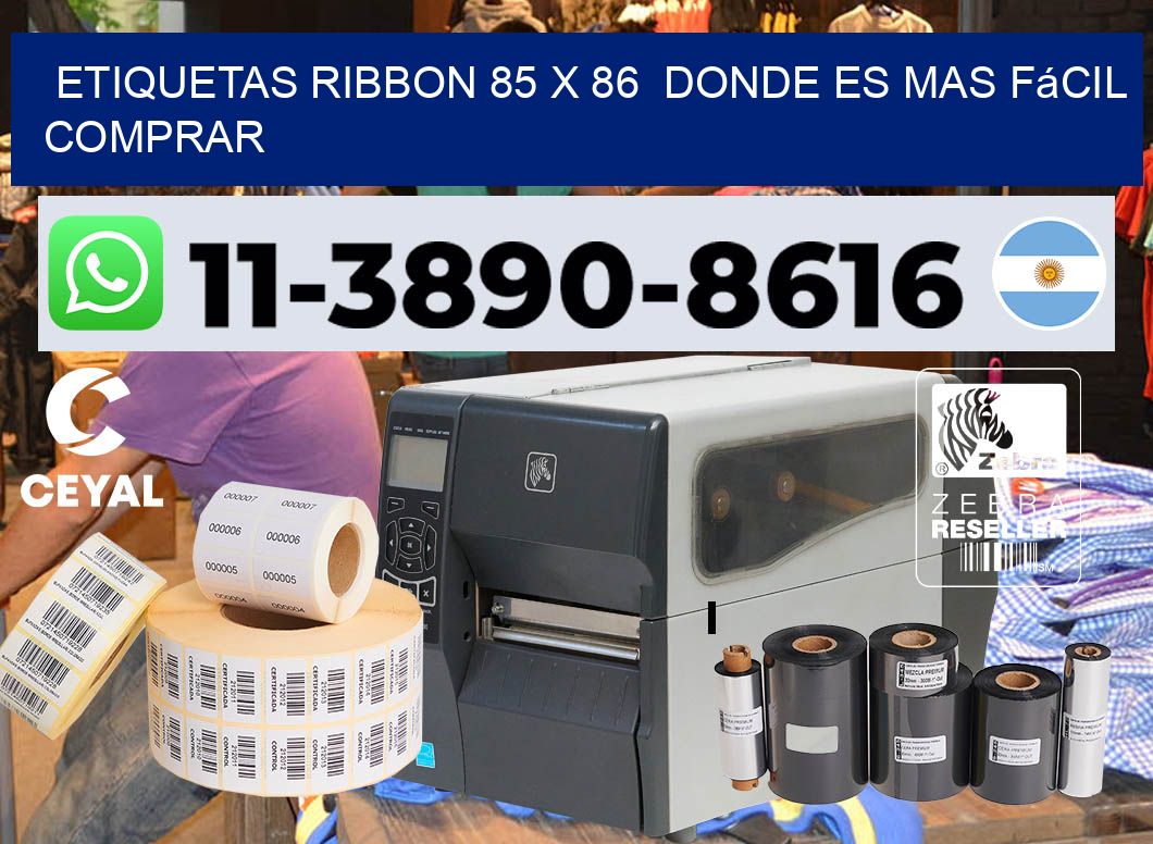 etiquetas ribbon 85 x 86  Donde es mas fácil comprar