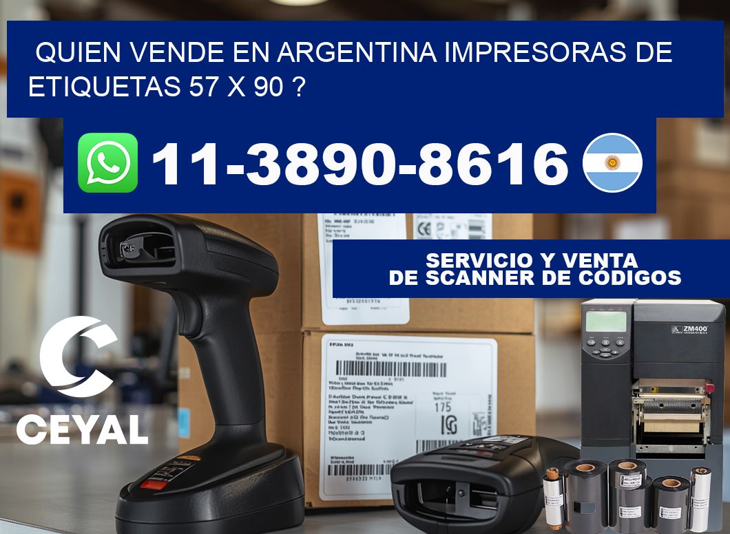 quien vende en argentina impresoras de etiquetas 57 x 90 ?