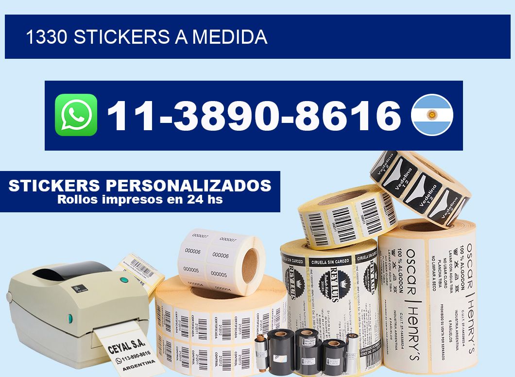 1330 stickers a medida