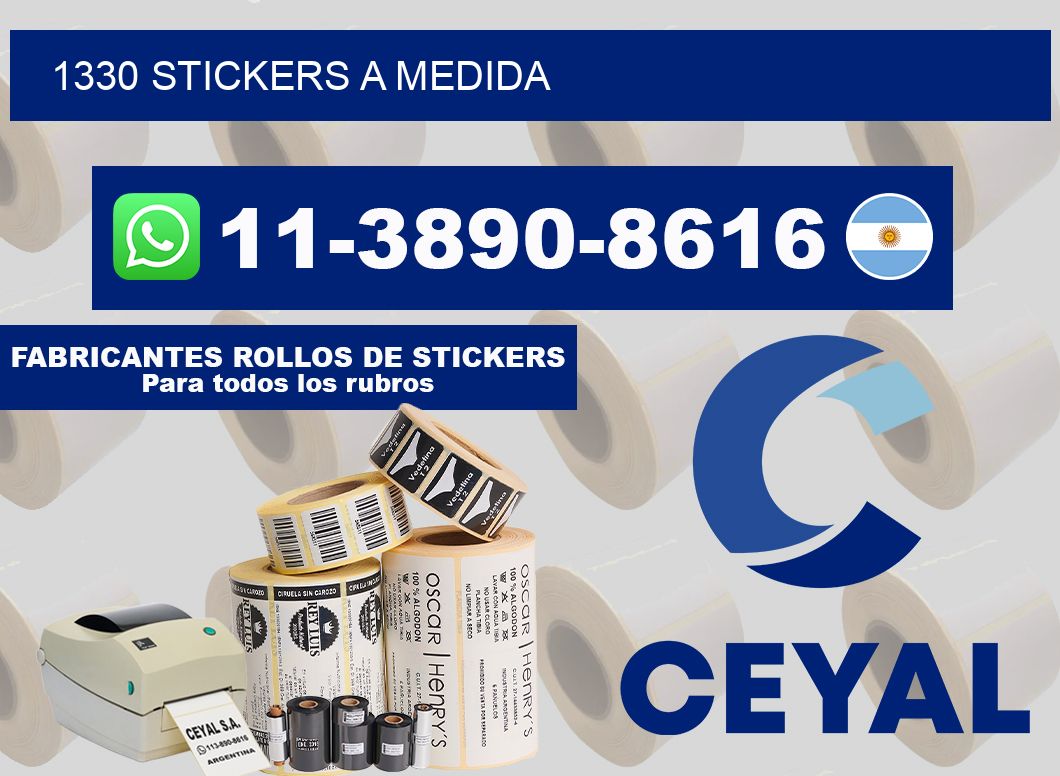 1330 stickers a medida