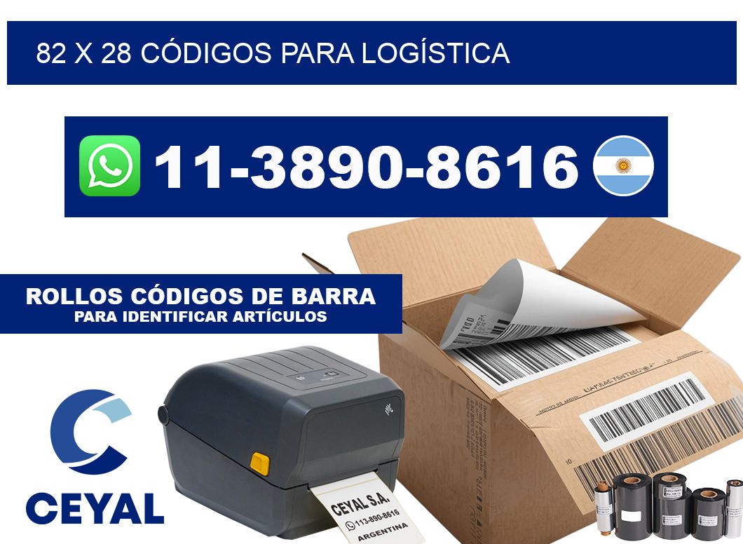 82 x 28 CÓDIGOS PARA LOGÍSTICA