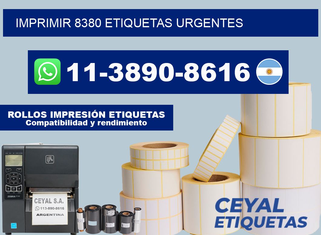 IMPRIMIR 8380 ETIQUETAS URGENTES