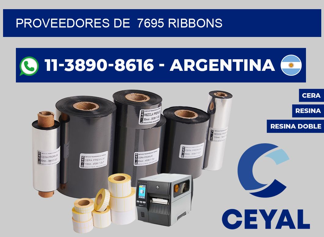 Proveedores de  7695 ribbons