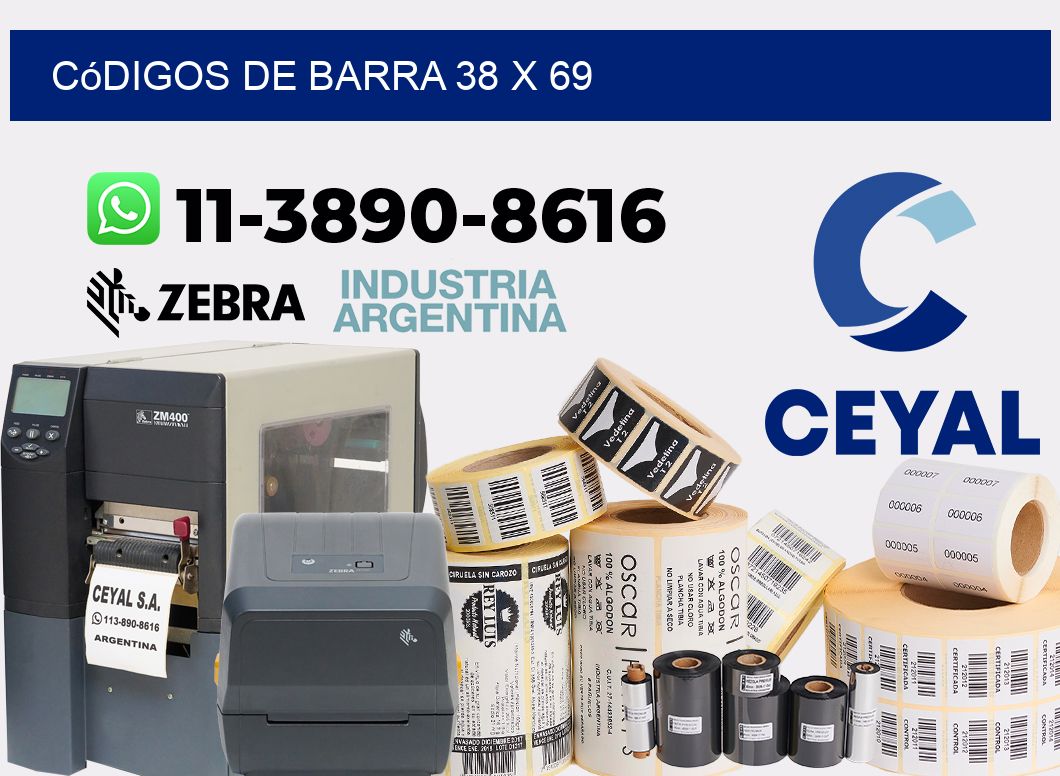 códigos de barra 38 x 69