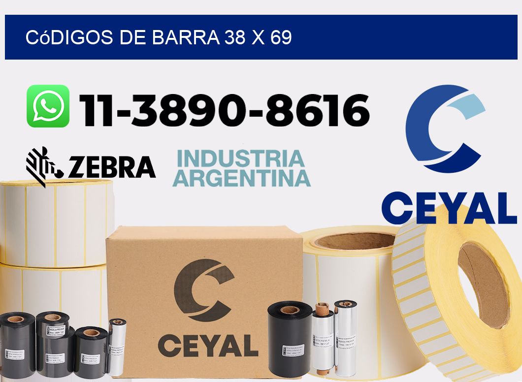 códigos de barra 38 x 69