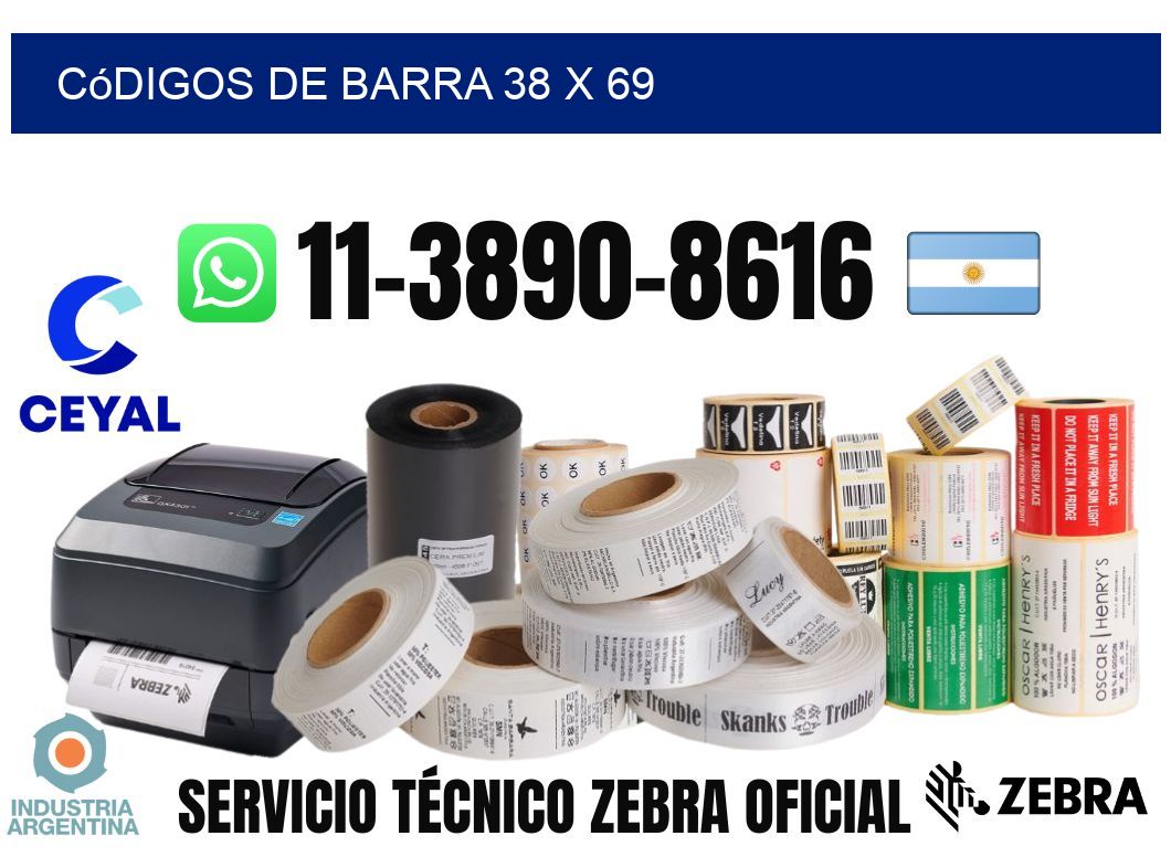 códigos de barra 38 x 69