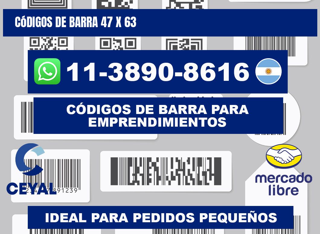 códigos de barra 47 x 63