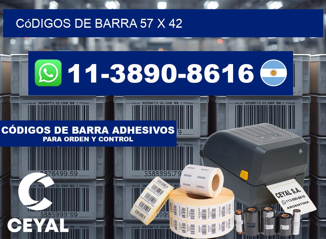 códigos de barra 57 x 42