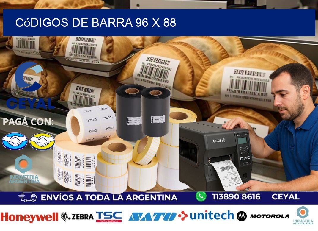 códigos de barra 96 x 88