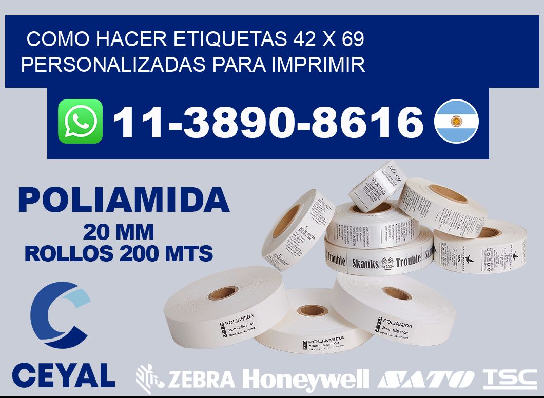como hacer etiquetas 42 x 69 personalizadas para imprimir