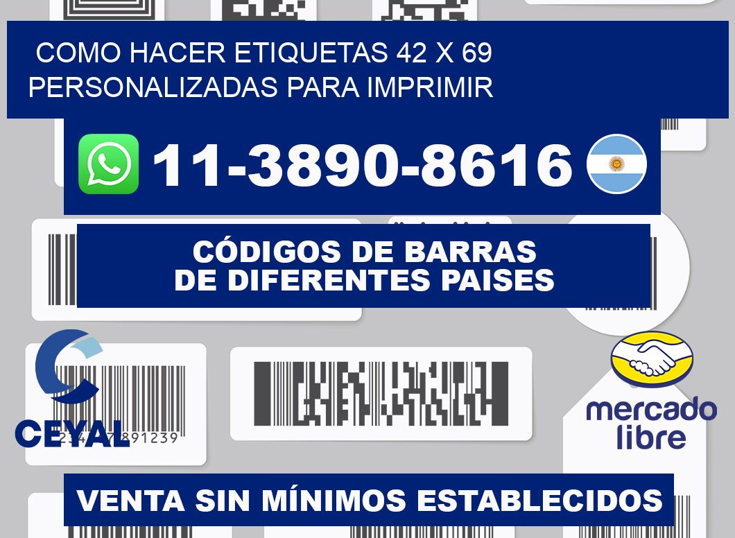 como hacer etiquetas 42 x 69 personalizadas para imprimir