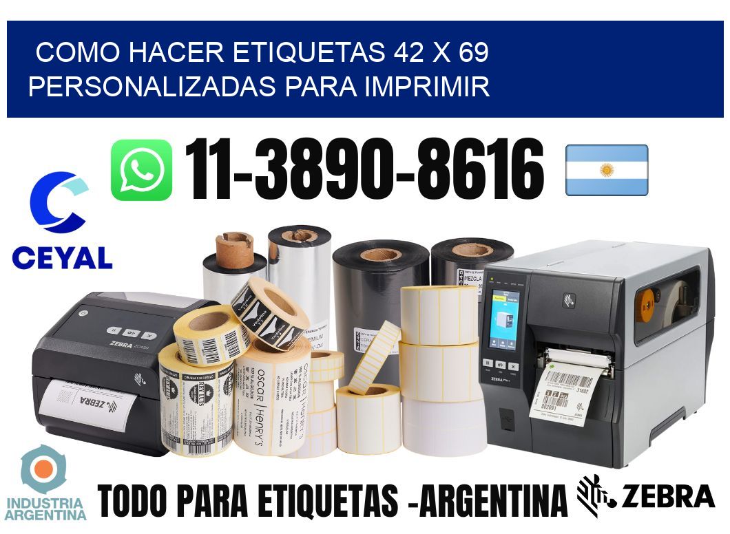 como hacer etiquetas 42 x 69 personalizadas para imprimir
