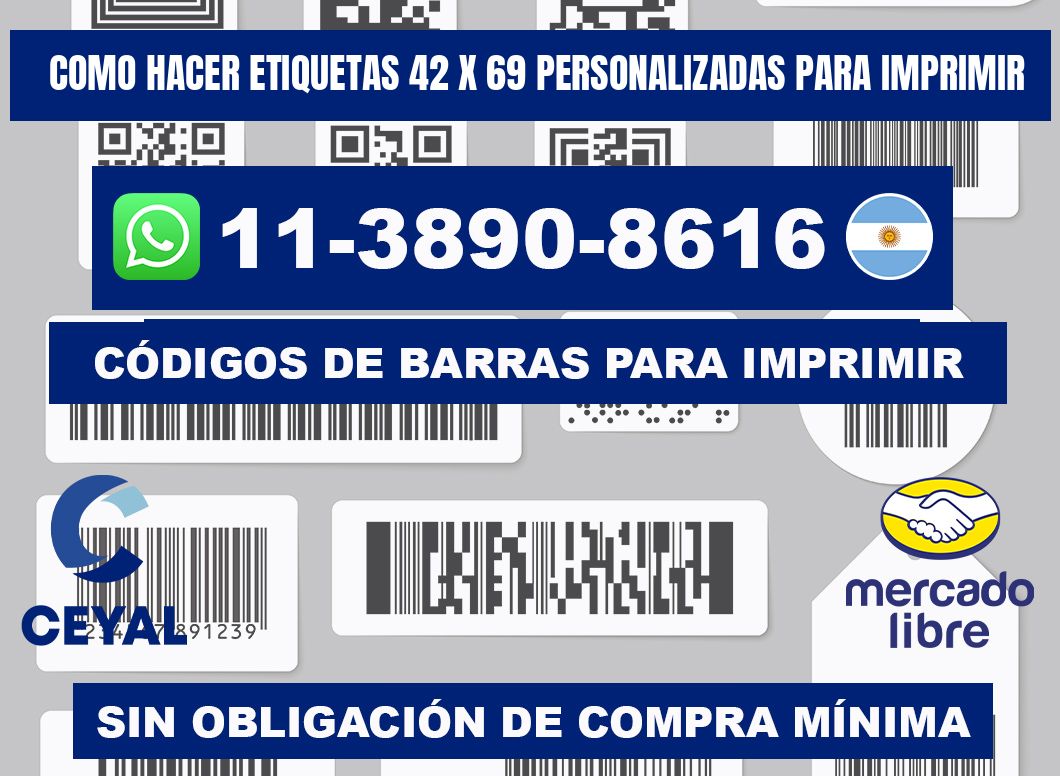 como hacer etiquetas 42 x 69 personalizadas para imprimir