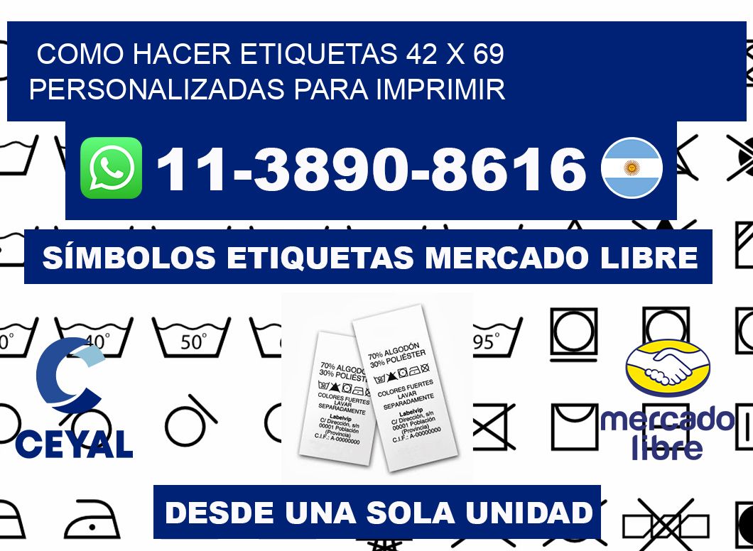 como hacer etiquetas 42 x 69 personalizadas para imprimir