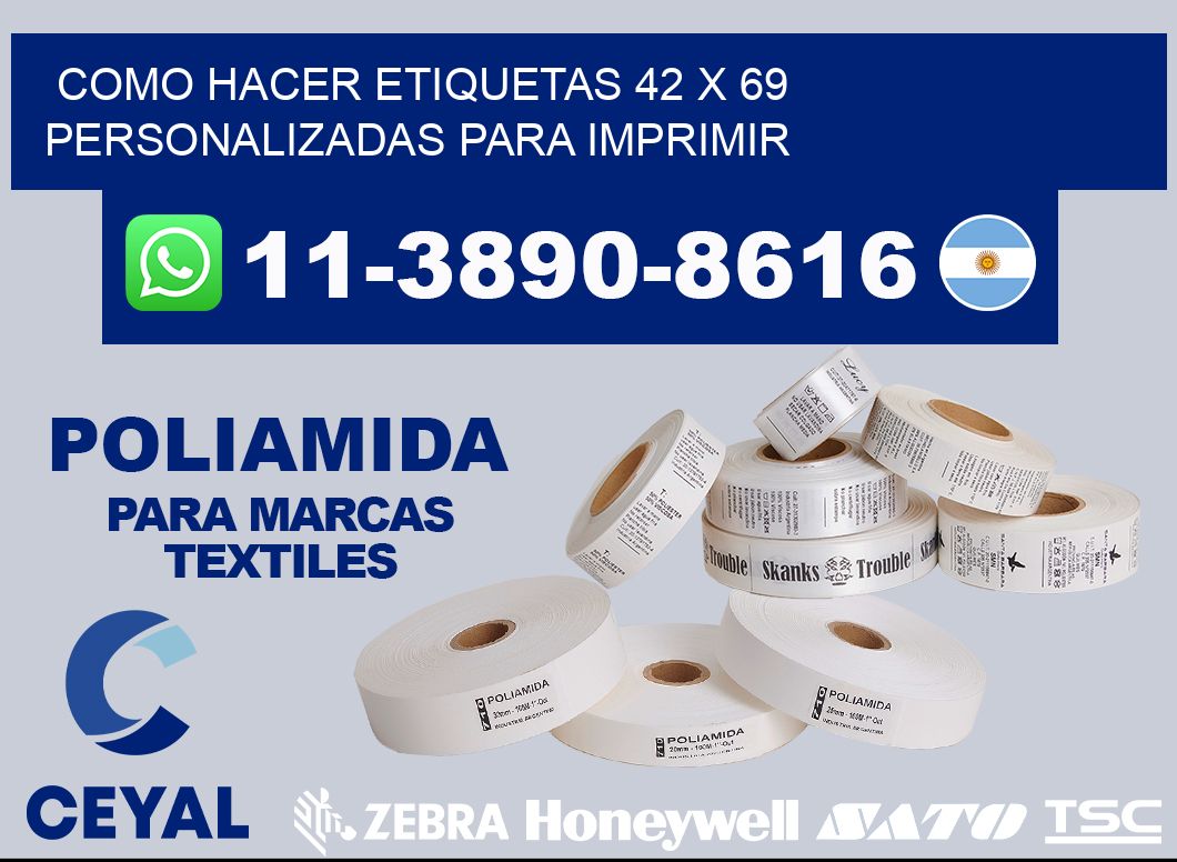como hacer etiquetas 42 x 69 personalizadas para imprimir