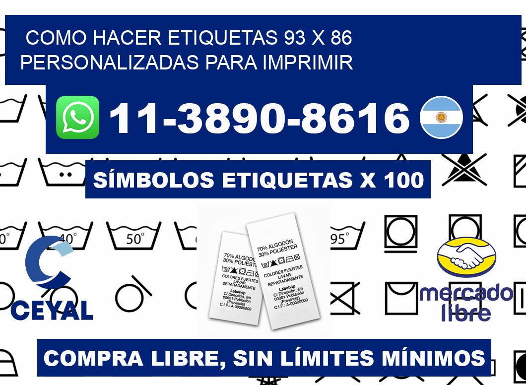 como hacer etiquetas 93 x 86 personalizadas para imprimir