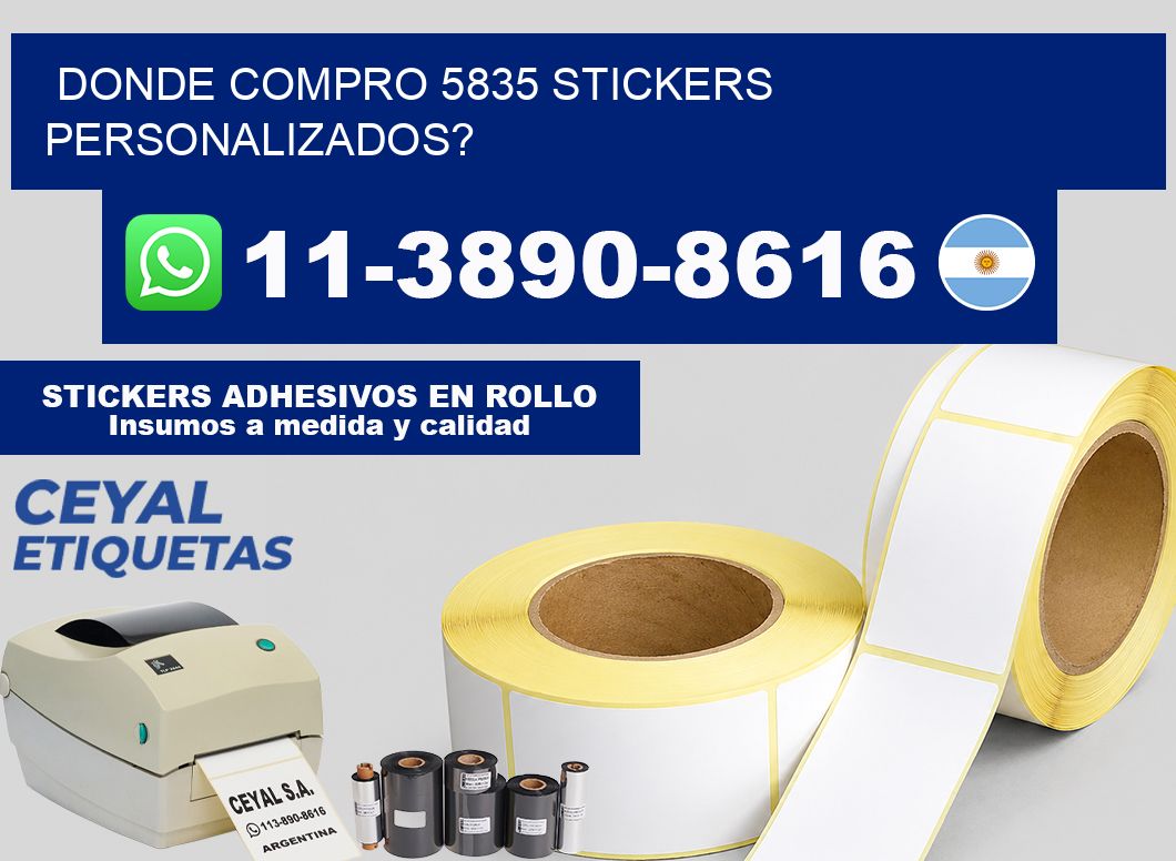 donde compro 5835 stickers personalizados?