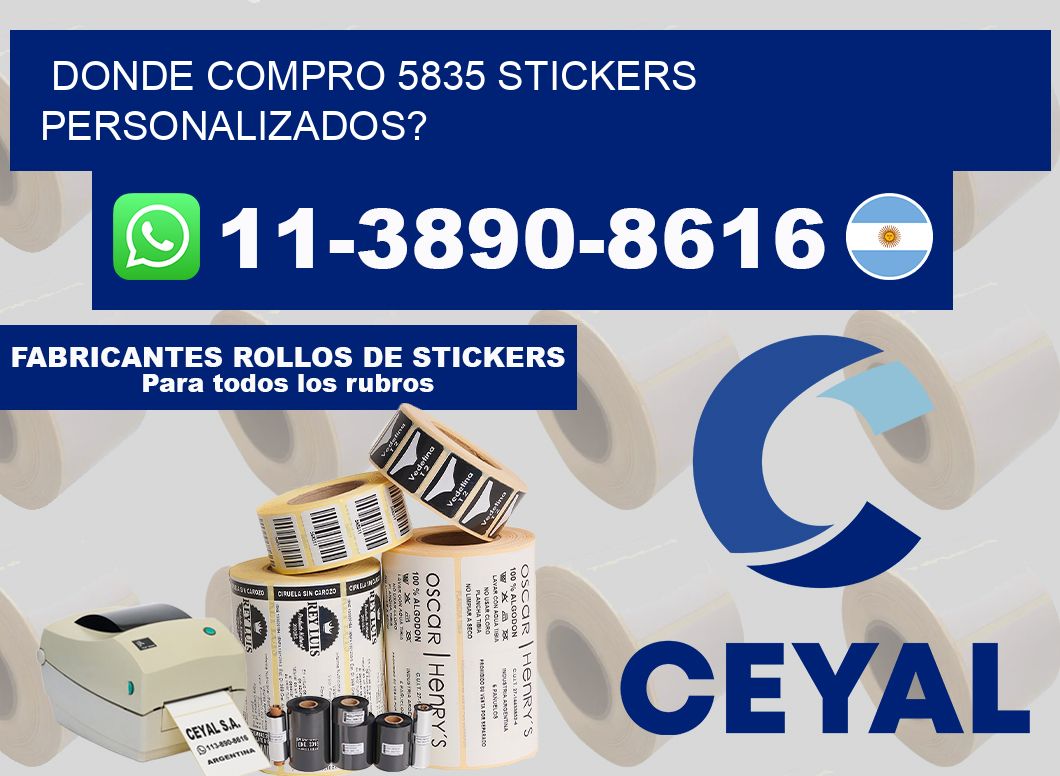 donde compro 5835 stickers personalizados?