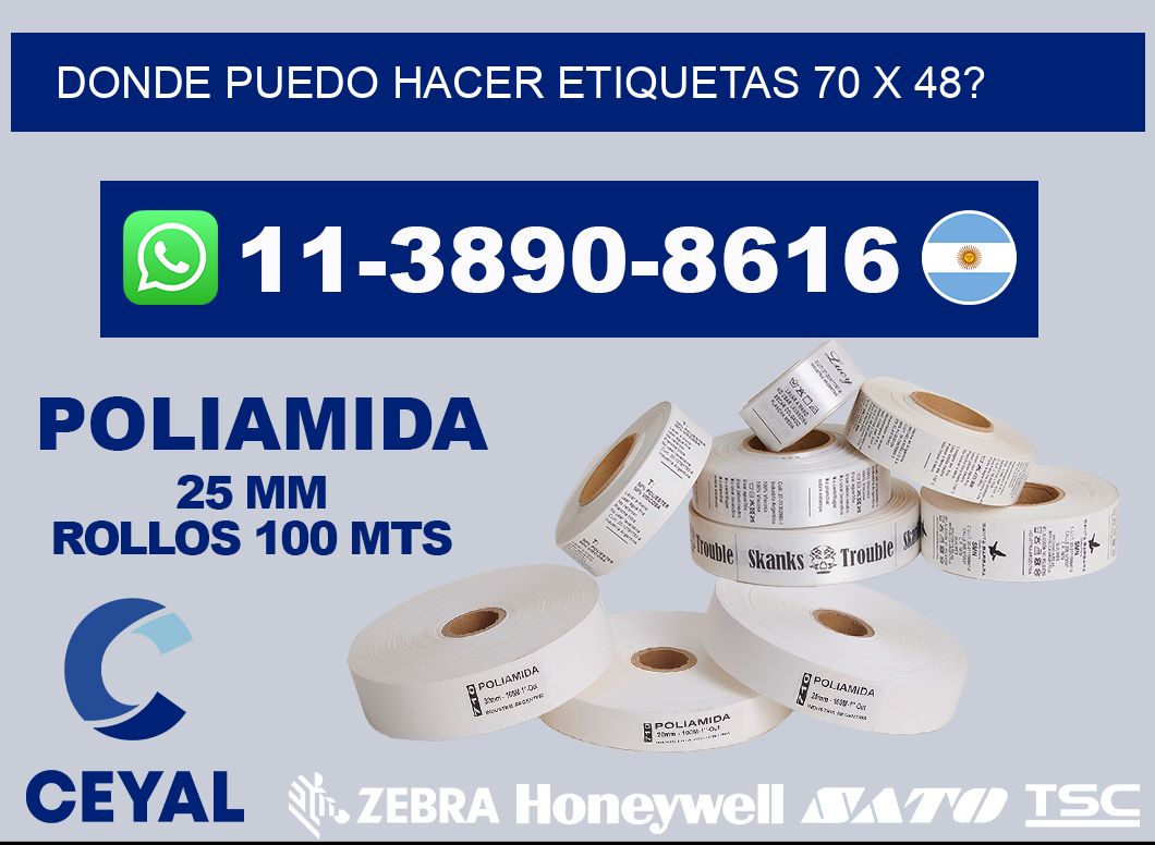 donde puedo hacer etiquetas 70 x 48?