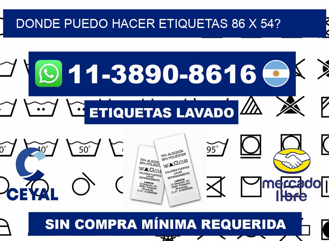 donde puedo hacer etiquetas 86 x 54?