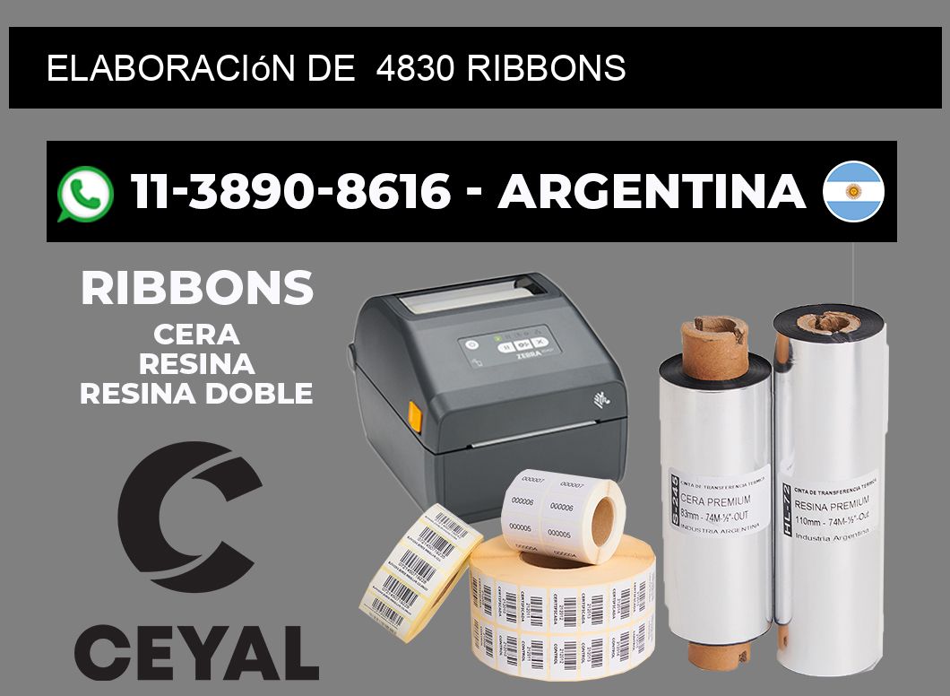 elaboración de 4830 ribbons