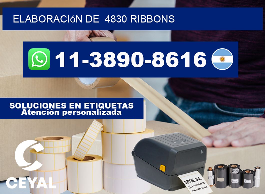 elaboración de 4830 ribbons