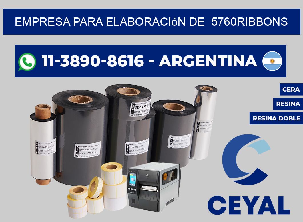 empresa para elaboración de  5760ribbons