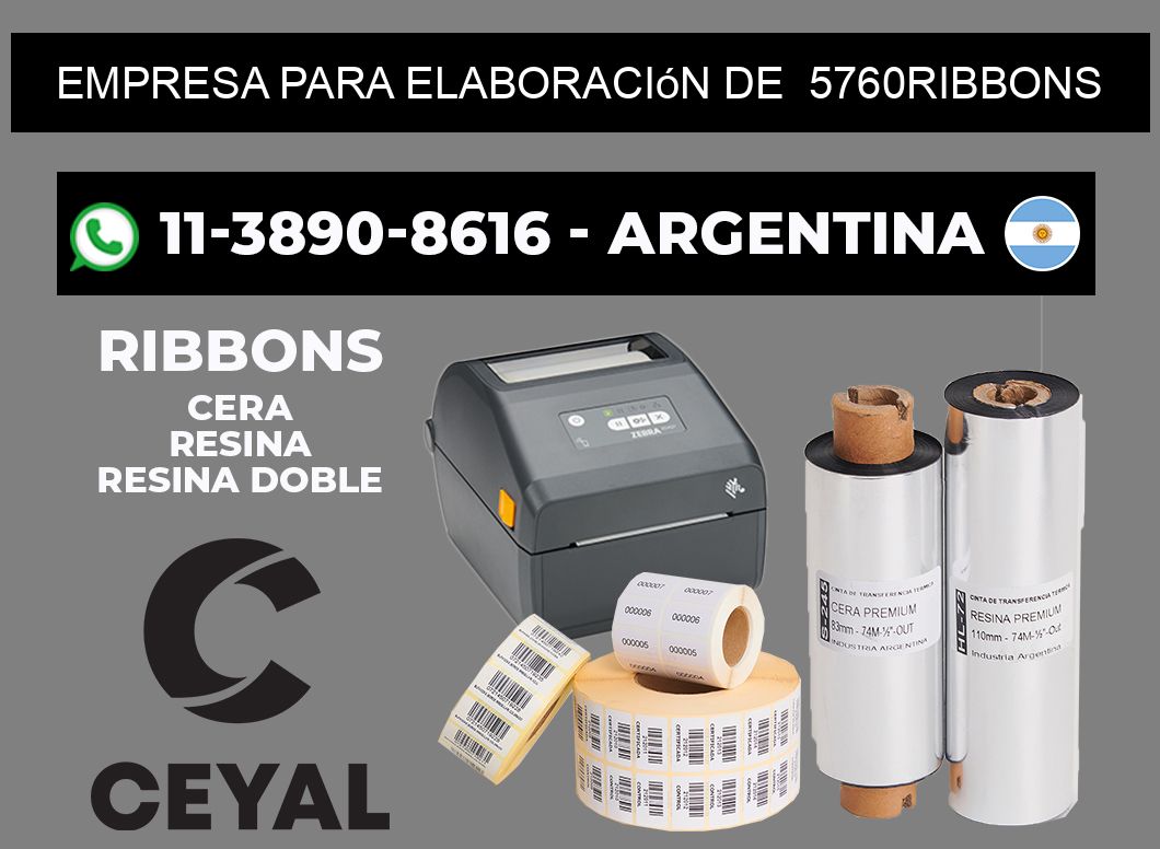 empresa para elaboración de  5760ribbons