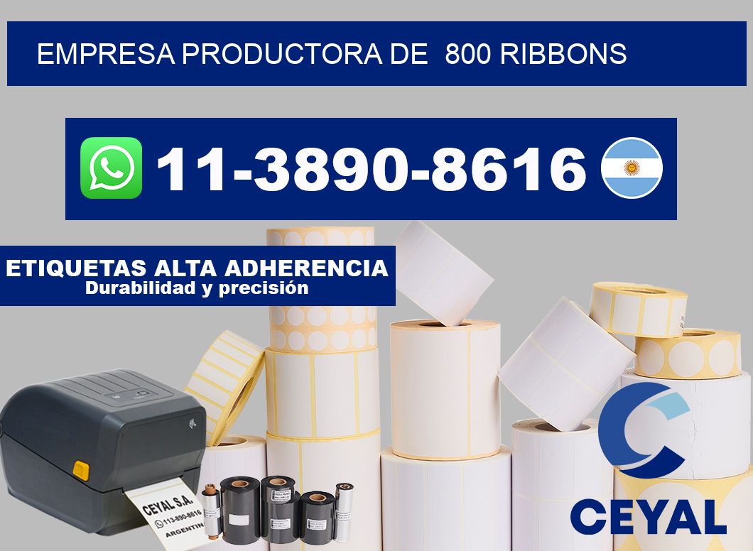 empresa productora de  800 ribbons