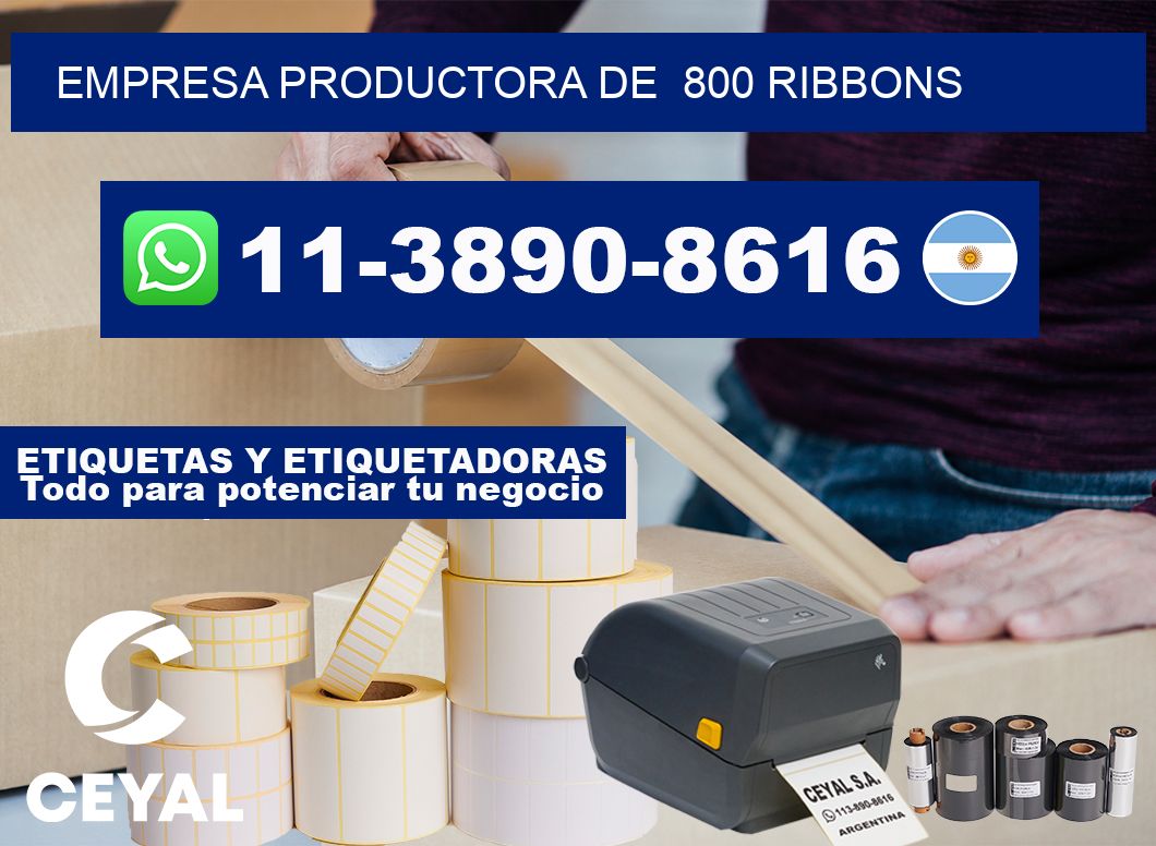 empresa productora de  800 ribbons