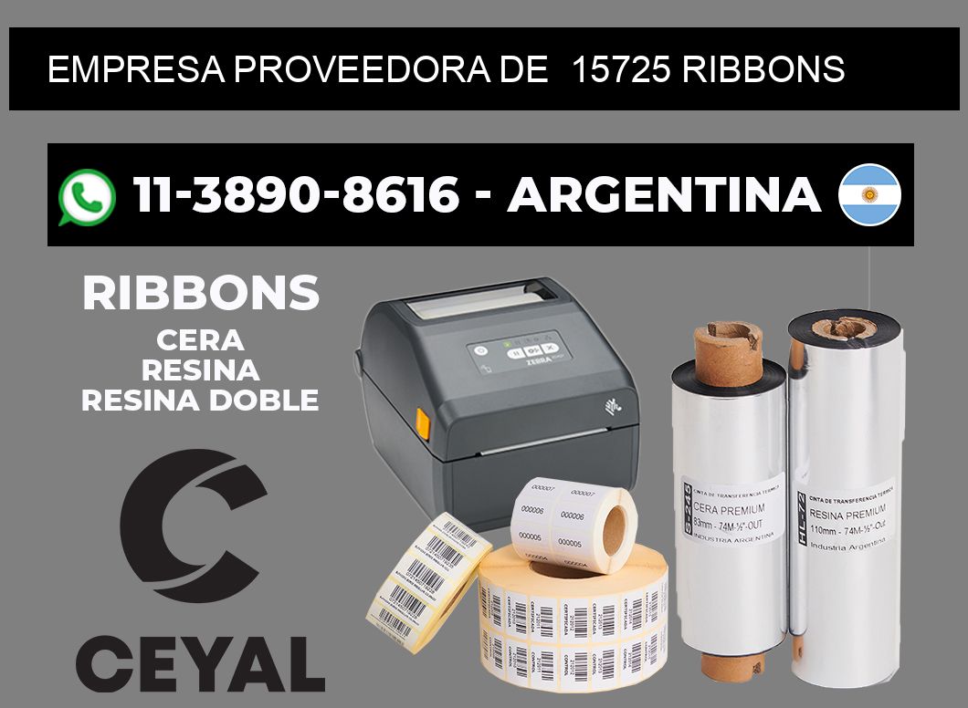empresa proveedora de  15725 ribbons