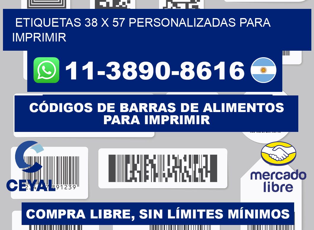 etiquetas 38 x 57 personalizadas para imprimir