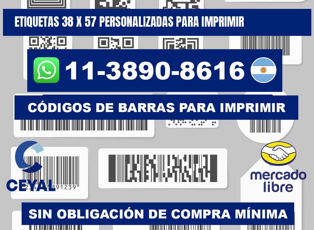 etiquetas 38 x 57 personalizadas para imprimir