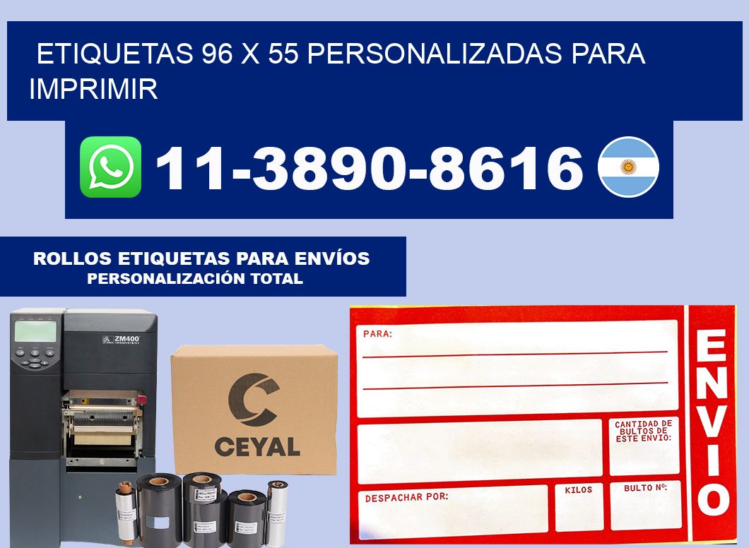 etiquetas 96 x 55 personalizadas para imprimir