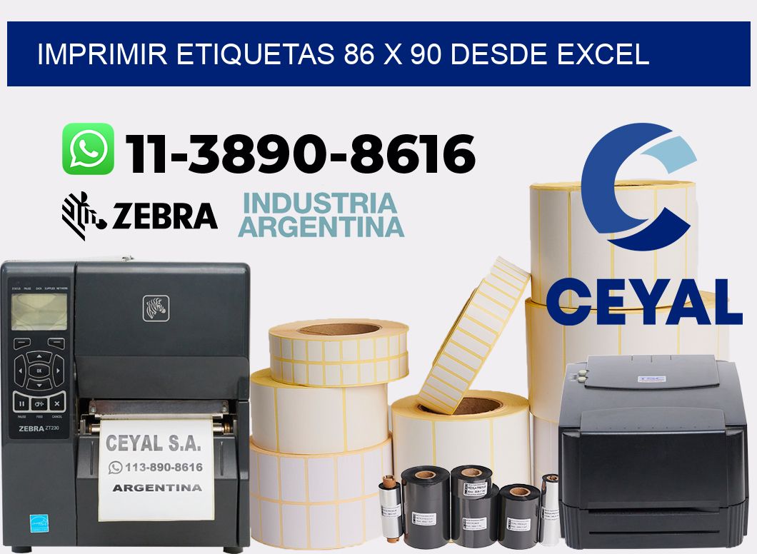 imprimir etiquetas 86 x 90 desde excel