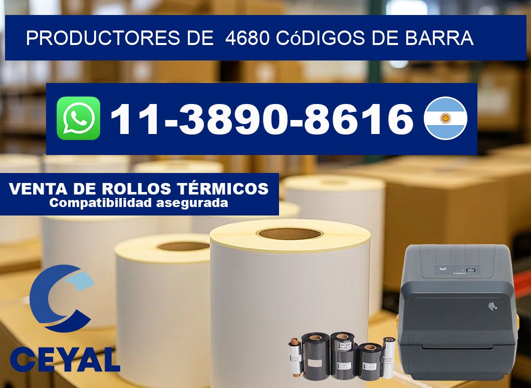productores de 4680 códigos de barra