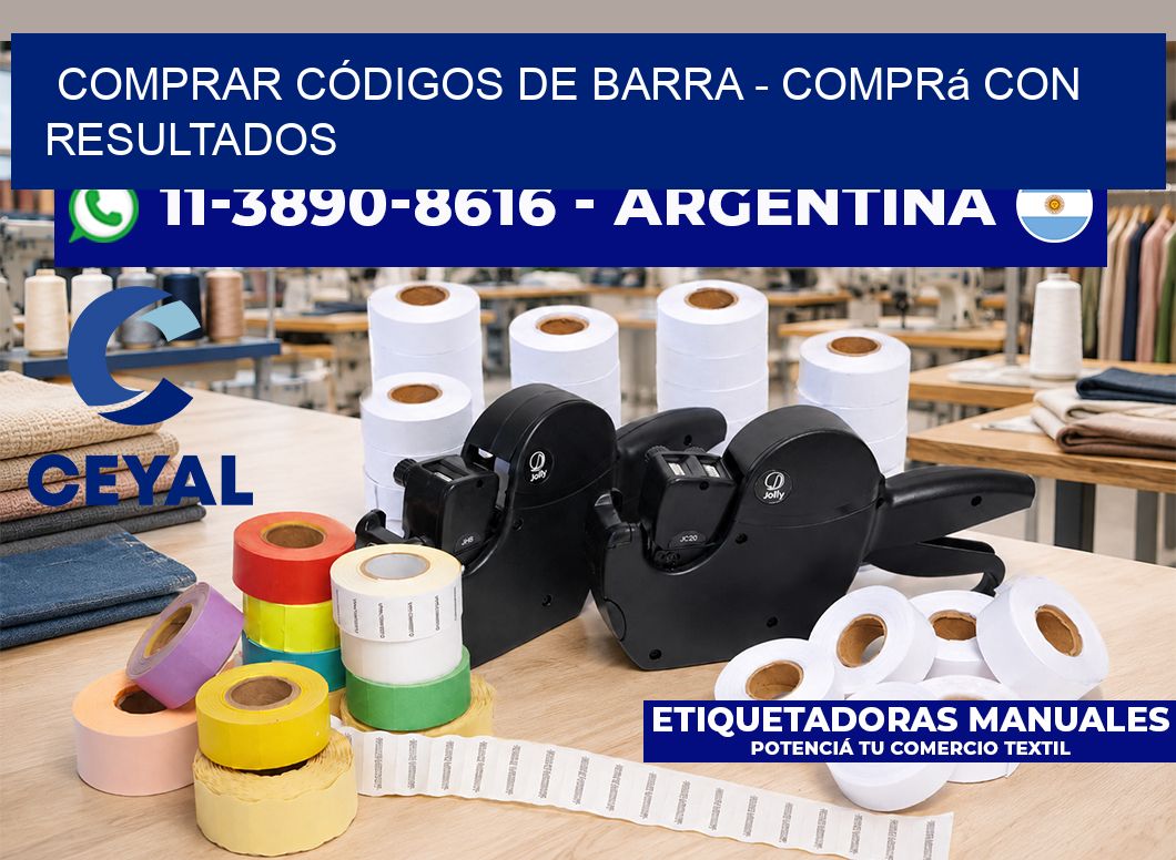 COMPRAR CÓDIGOS DE BARRA - Comprá con resultados