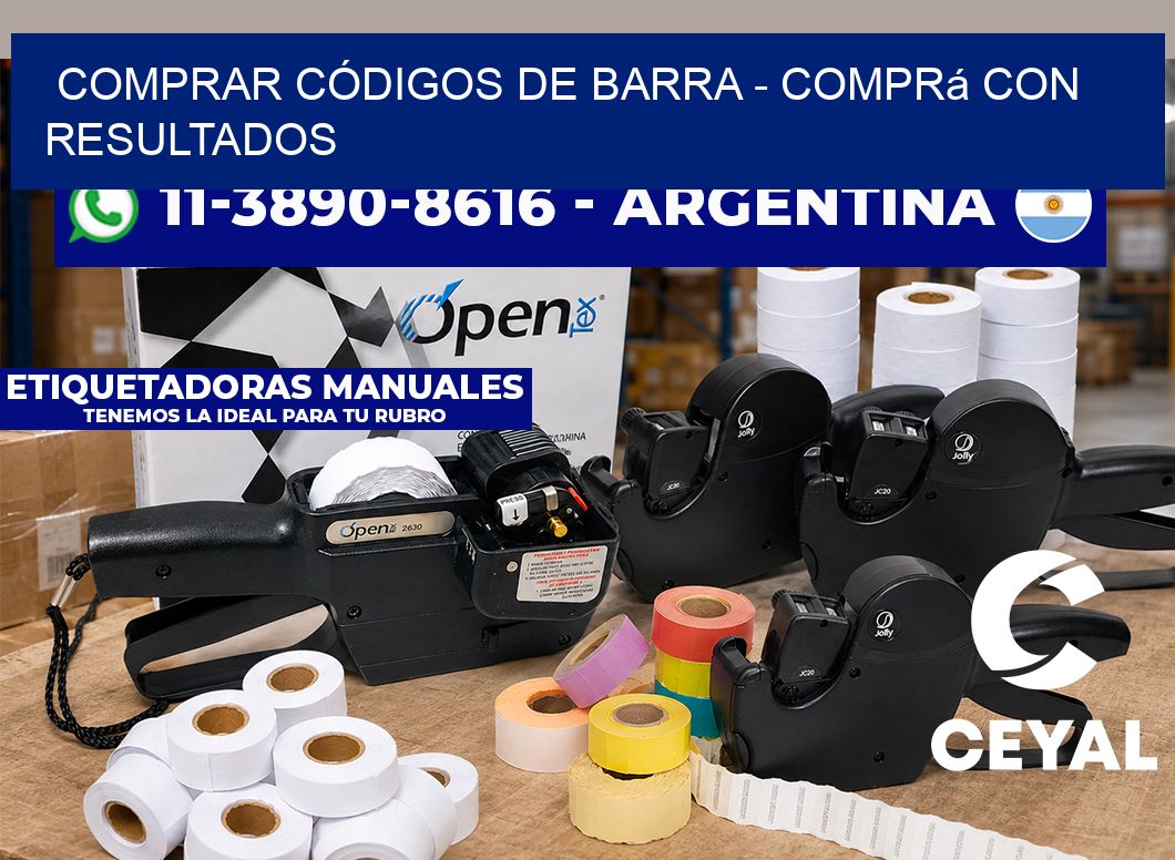 COMPRAR CÓDIGOS DE BARRA - Comprá con resultados